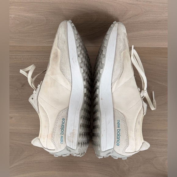 New Balance Shoes Women's 10 B 327 Athletic Low Sneakers WS327BV Beige Suede - Picture 7 of 15